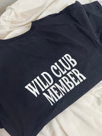 WILD CLUB MEMEBR T-SHIRT (BACK OF TSHIRT)